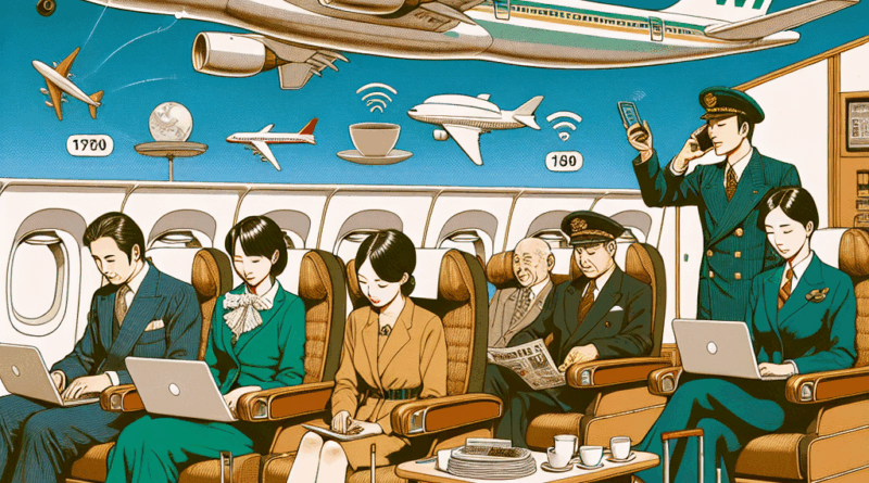 空のインターネット革命：機内Wi-Fiの進化と未来