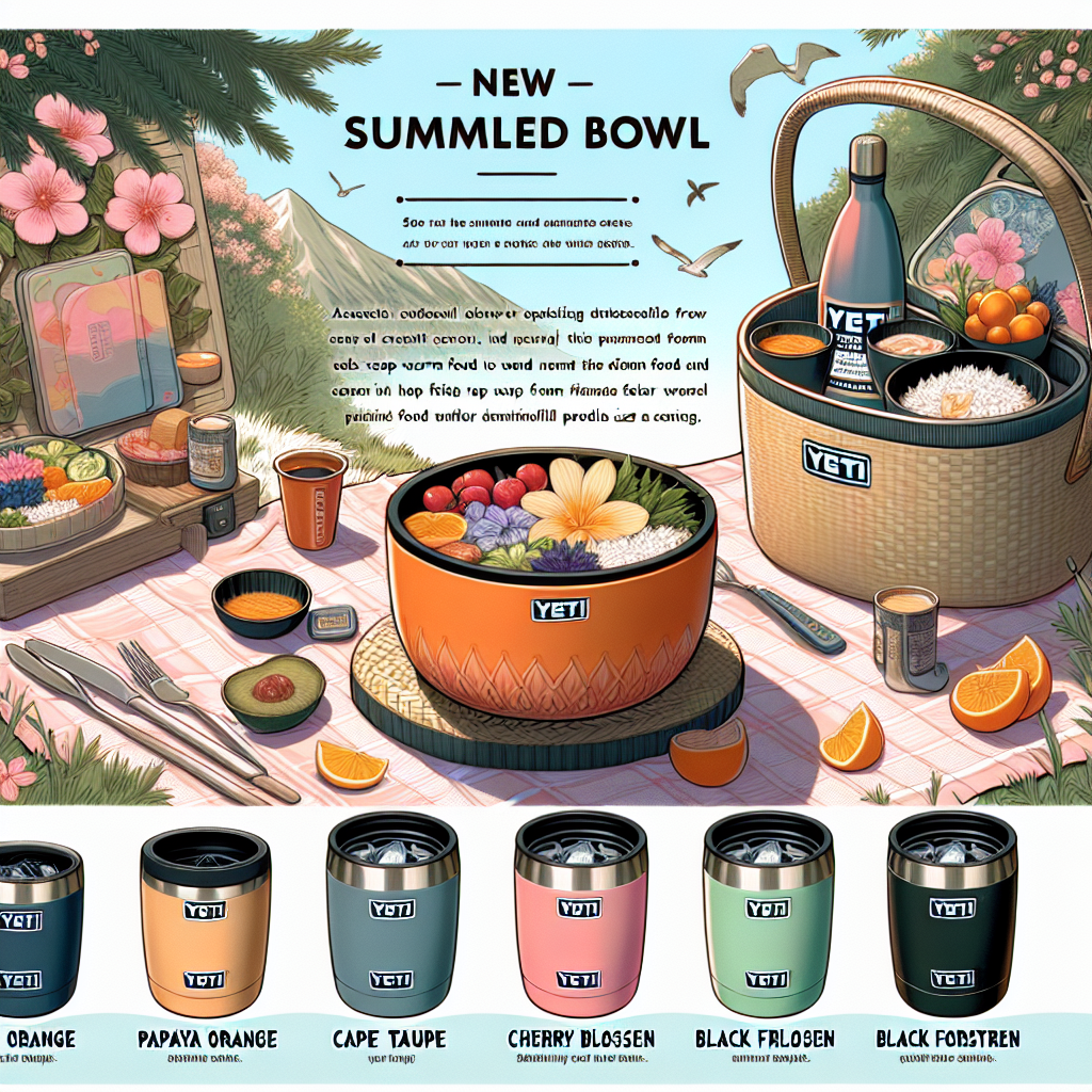 夏のアウトドアに最適!Yetiの新作断熱ボウルで食卓を彩ろう